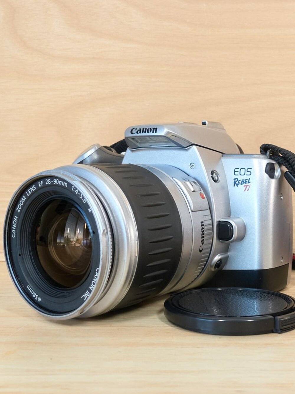 Canon EOS Rebel Ti 35mm Autofocus SLR Camera EF 28-90mm f/4-5.6 II Lens
